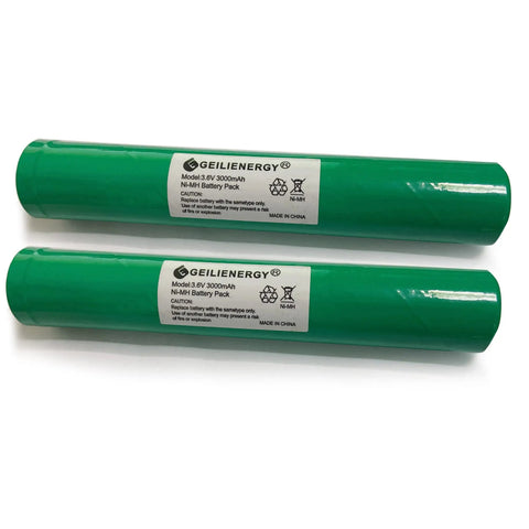 Long Lasting 3.6V 3000mAh NiMH Battery Pack For Streamlight Stinger Flashlights 75375 75175 Stinger X HP DS LED HP XT 2 Pack