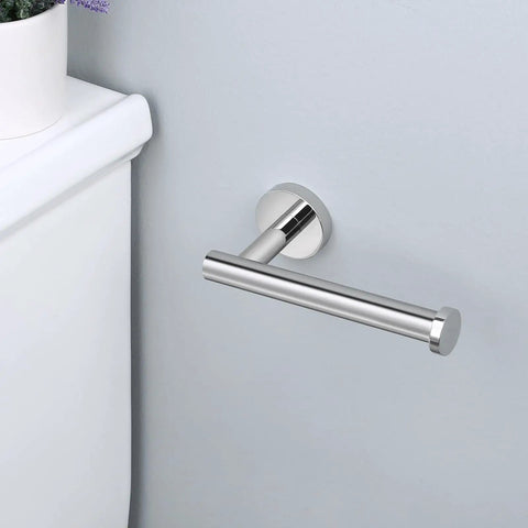 Stainless Steel Toilet Paper Holder Wall Mount Dope Rustproof SUS 304 Polished Finish bathroom accessory on wall