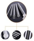 Stainless Steel Round Rods 500mm Long 5mm Diameter Pack of 5 For DIY Fabrication Beefy Pro Grade Metal Shafts Smooth Finish