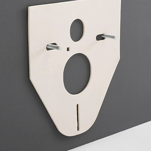 Heavy Duty Sound Insulation Pad for Toilet Bowl Connection, EVA foam, mounted on wall, noise reduction feature.