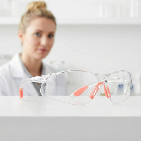 Straight Up Durable Four Pack Kickass Wraparound Safety Glasses Featuring Soft Silicone Frames And Ansi Z871 Certified Lenses For Slick Everyday Eye Protection That Hits Just Right on a white surface with a blurred background.