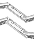 Steel Driveshaft Upgrade 55-69mm For 2024 MN99S MN98 1 12 Scale RC Car Heavy Duty Metal Drive Shaft Boosts Durability And Handling Fits New Gen RC Not Compatible With Older MN98 Or MN99s, two steel RC drive shafts