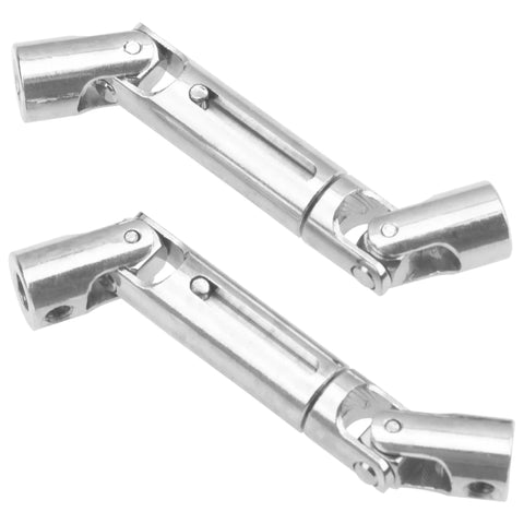 Steel Driveshaft Upgrade 55-69mm For 2024 MN99S MN98 1 12 Scale RC Car Heavy Duty Metal Drive Shaft Boosts Durability And Handling Fits New Gen RC Not Compatible With Older MN98 Or MN99s, two steel RC drive shafts