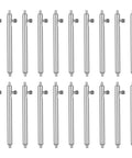 20Pcs Quick Release Watch Spring Bars 22mm Stainless Steel Pins For Watch Bands Replacement Kit shown in rows