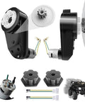 Two Pack High Speed 24V RS555 Motor Gearbox Upgrade Kit For Power Wheels Ride On Toys With 35000 RPM Includes Free Connector Couplers And Tire Adapter For 18V 20V 24V Conversion Beast Mode