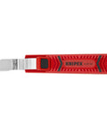 Heavy Duty Cable Stripper Tool For 8 To 28 Millimeter Wires, 9 Inch Length, red handle with metal cutter blade, Easy Grip Handle