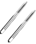 Two Pack No 10 24 UNC Thread Tap Right Hand M2 HSS 10 X 24 UNC Straight Fluted Machine Tap Durable High Speed Steel Quick Chip Removal
