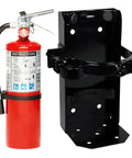 Tough As Nails 2 Pack 5 LB ABC Fire Extinguisher with heavy duty wall bracket, red canister with instruction label.