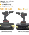 Drills on RL-SOCO and competitor cases showing deformation and durability differences