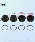2 Pack Hub Dust Caps Replacement for Dexter Vortex Hubs With 5 Bolt Pattern Includes O Ring Fits 1250 To 1750 Lb Marine Trailer Hubs