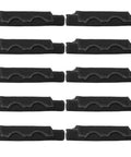 Set of 10 black Hard Hat And Welding Helmet Sweatbands, Reusable Cotton Liner Pads for Moisture Control, Washable and Durable