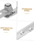 Close-up of a stainless steel hidden door bookcase hinge with self-closing mechanism and pivot details.