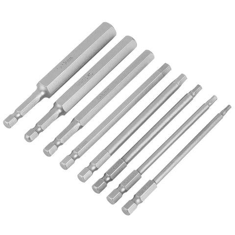 Check Out This Sick Mingzhe Hex Shank Bit Set For Electric Drills and Hand Tools That Rock With S2 Steel, Magnetic Heads And Huge Wear Resistance For All Your Tight Fix-It Jobs Today. S2 steel hex bits H2.5-H12