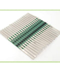 Hella Reliable Ten Pack Of Three Amp BMS Boards For One Series Three Point Seven Volt Lithium Cells, green PCB design.