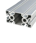 Heavy Duty Aluminum Extrusion Rail 50x100mm With 10.2mm Slot For DIY Machine Framework And CNC Printers, close-up view of slot profile
