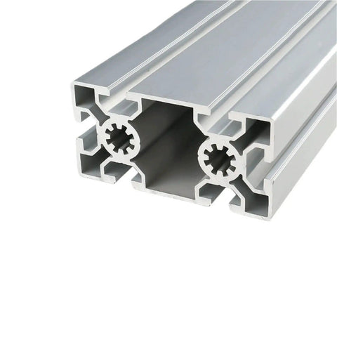Heavy Duty Aluminum Extrusion Rail 50x100mm With 10.2mm Slot For DIY Machine Framework And CNC Printers, close-up view of slot profile