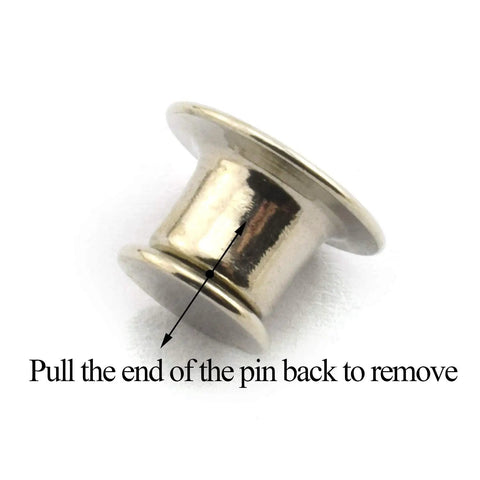 Rock Solid Metal Locking Pin Backs 12 Pack Clasp Keepers For Disney Pins And Name Tags Spring Loaded Catches Slide On With Zero Fuss Secure Silver Finish