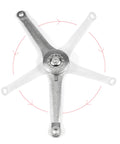 Hydraulic Cabinet Door Hinges With Adjustable Stop For Kitchen Cabinets, Quiet Lift Up Flap Stay Hardware, Polished Silver Finish