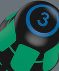 Close-up of Three Millimeter Hex Driver With Kraftform Plus Handle And HexPlus Tip Pro Grade Grip showing ergonomic handle design