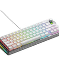 Flat Out Dope 65 Percent Compact Mechanical Keyboard Built Heavy With Solid Aluminum Case And Gasket Mount For Silky Smooth Typing with RGB backlighting.