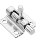 Silver Metal Barrel Bolt Door Latch Set 2 Pack With Screws For Doors Gates And Pet Doors Gate Holder Flip Latch Security Hardware Built To Last