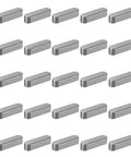 Must Have 30 Pack Round Ended Feather Keys Set 30x8x7mm Carbon Steel Drive Shaft Keys Keyway Stock For Mechanical Fasteners Industry