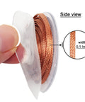 Side view of Desoldering Wick Braid 10ft Roll For PCB Repairs And Component Removal No Clean Solder Wick Desoldering Tool