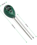 3-In-1 Soil Moisture, PH, And Sunlight Tester For Indoor Outdoor Gardening, Battery Free, Fast Accurate Read, Easy Switch Operation, 2 Pack