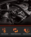 Pro Grade VVT Cam Sprocket And Timing Phaser Kit For 2011-2017 Nissan Juke showing engine components and heat-resistant features.