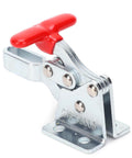 Front view of a 2 Piece Toggle Clamp Set Quick Release Vertical Welding Holding Clamps for woodworking jigs and fixtures.