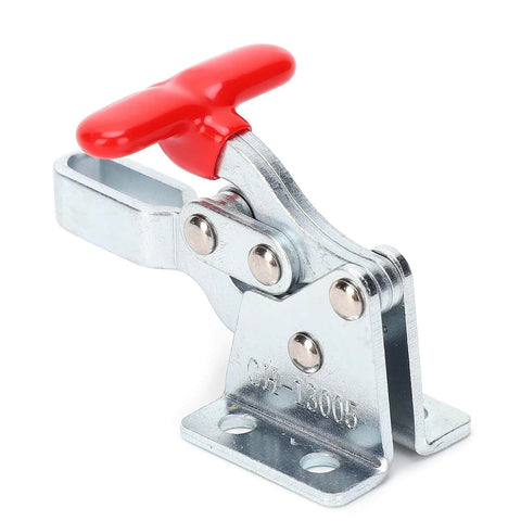 Heavy Duty Quick Release Clamp For Woodworking Jigs And Fixtures, Hold Down Toggle Clamp With Horizontal Elbow Design, metal