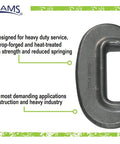 Heavy Duty C Clamp With 4 21/32 Inch Opening For Metal Fab And Woodworking Built To Last 2 7/8 Inch Throat Depth Image