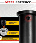 Close-up of One Inch To Two Inch Olympic Weight Plate Post Adapter Sleeve showing hex socket bolt and steel flange nut