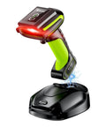 Rugged Industrial Wireless Barcode Scanner 3 In 1 Waterproof Bluetooth With Charging Dock And Battery Indicator Hands Free 1D 2D QR Code Reader For Computer Laptop Mac Android iPhone