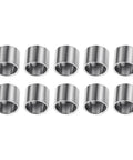 10 Pack Pro Grade Heavy Duty Stainless Steel Spacers 3/4 Inch Outer Diameter 5/8 Inch Inner Diameter 5/8 Inch Length Plain Finish Round Seamless Metal Spacers For 5/8 Screws Bolts And Rods, ten stainless steel spacers