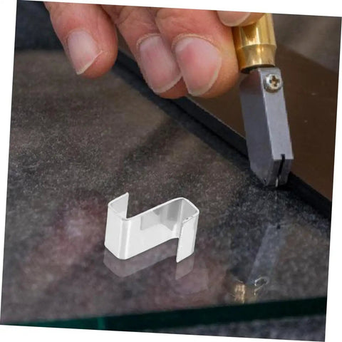 Stainless Steel Greenhouse Z Shaped Glass Clips 100 Pieces No Fuss Rust Resistant Durable Clamps For Window Panes Weatherproofing Easy Installation Replacement Kit For Garden