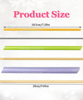 Amazon FQTANJU Quick Turn Fabric Set: 3-piece tube turners for sewing; assorted sizes in orange, green, purple plastic