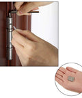 Installing Spring Hinge Tension Pin Metal Dowel Pegs Shelf Support Replacement Kit For Self Closing Garage Door Closer Hinge