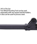 Two Wheel Knurling Tool from Wedge Type Quick Change Tool Post Set for Mini Lathe 6 to 9 Inch Swing