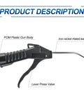 High Flow Pistol Grip Air Blow Gun With One Quarter Inch Nickel Plated Iron Air Plug for air compressors