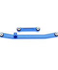Blue aluminum steering links from High Clearance Steering Rod Links Set For Axial SCX24 Scale 1 24 Upgrades C10 Wrangler JLU Bronco
