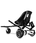 Hoverboard Go Kart Attachment With Dual Shock Absorbers And 6 Inch Off Road Wheel 265 Lbs Capacity Adjustable Length