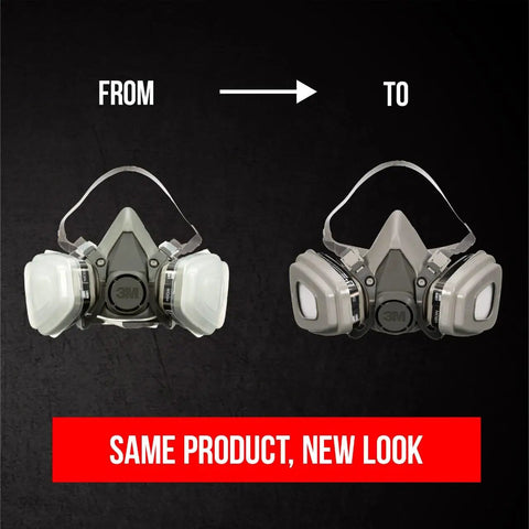 Lightweight Reusable Respirator With Organic Vapor Cartridge And P95 Filters, Medium Size, NIOSH Approved, Flexible Thermoplastic Face Seal For All Day Comfort, Pro Grade Gear For Paint Projects And Solvent Fumes