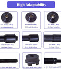 Alltooetools wheel bearing removal/installation kit components layout: pullers and adapters for 3/4 in and 25 mm bearings