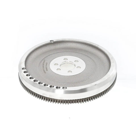 Heavy Duty Solid Flywheel Clutch Conversion Kit For Vw Audi Seat L4 1.8L Fwd showing a silver and gray flywheel with bolt holes.