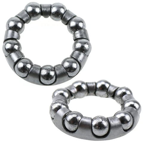 Durable Stainless Steel Bike Ball Crank Bearing Set Two Pieces with One Quarter Inch Balls and Retainer for Bicycle Crank Axle Wheel Bearings