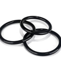 Pre-Greased O-Rings Gasket Seal Set For Engine, Radiator Hose And T-Pipe Coolant Leak Repair, Replacement Kit Compatible With Ford F-150 5.0L And Mustang DR3Z-8566-A And BC3Z-8590-F, DIY Friendly Plug-N-Play Install, shown in black color, pack of three.