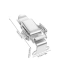 Two Pairs Stainless Steel Spring Latch Kit Right Angle Hasps Toggle Lock Buckle For Tool Box And Storage, 304 Stainless Steel