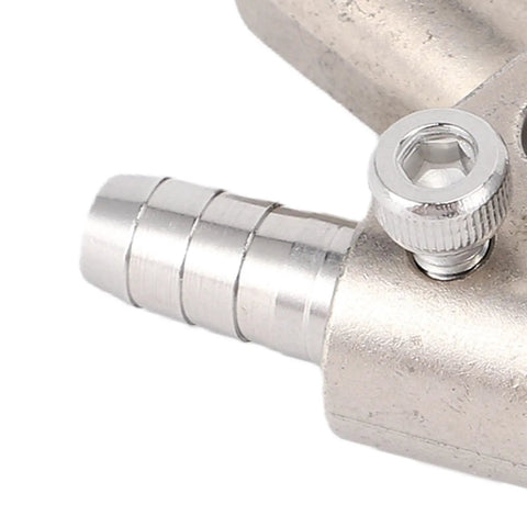 Close-up of Handheld Screw Machine Clamp Nozzle With Auto Locking Chuck For 5.2 To 5.6 mm Screws, metal construction detail