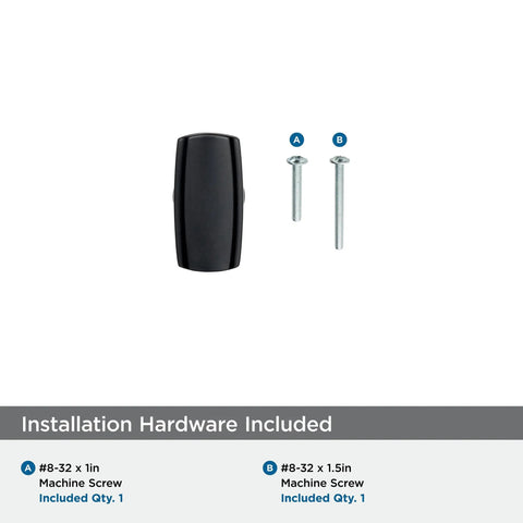 Bring Some Serious Swagger To Your Cabinetry With Professional Grade Solid Zinc Black Bronze 1 3/8 Inch Cabinet Knobs Crafted For Kitchen Drawers And Bedroom Doors Today, includes black knob and hardware.
